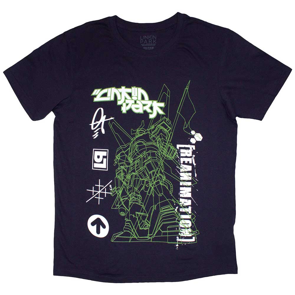 Linkin Park Unisex T-Shirt: Reanimation Robot Sketch