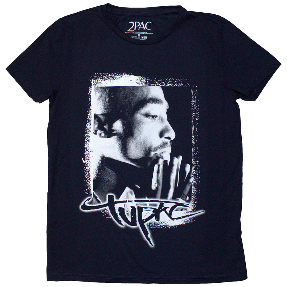 Tupac Ladies T-Shirt: Spray Photo