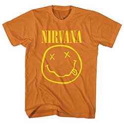 Nirvana Unisex T-Shirt: Yellow Smiley