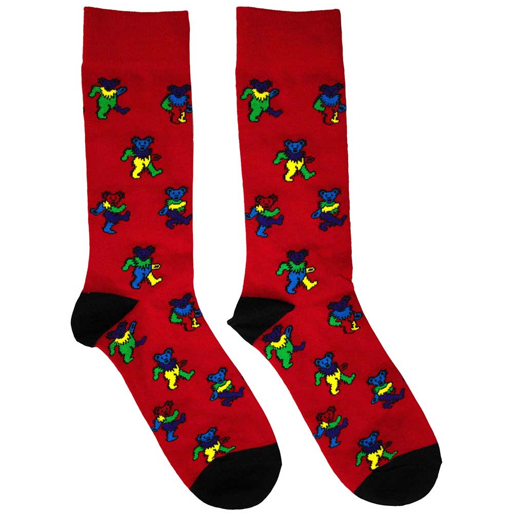 Grateful Dead Unisex Ankle Socks: Dancing Bears (UK Size 6 - 11)