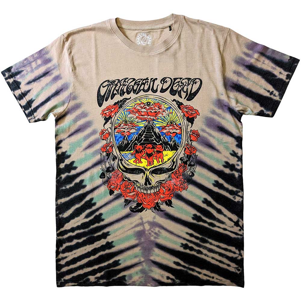 Grateful Dead Unisex T-Shirt: Eye Clouds Wash Collection