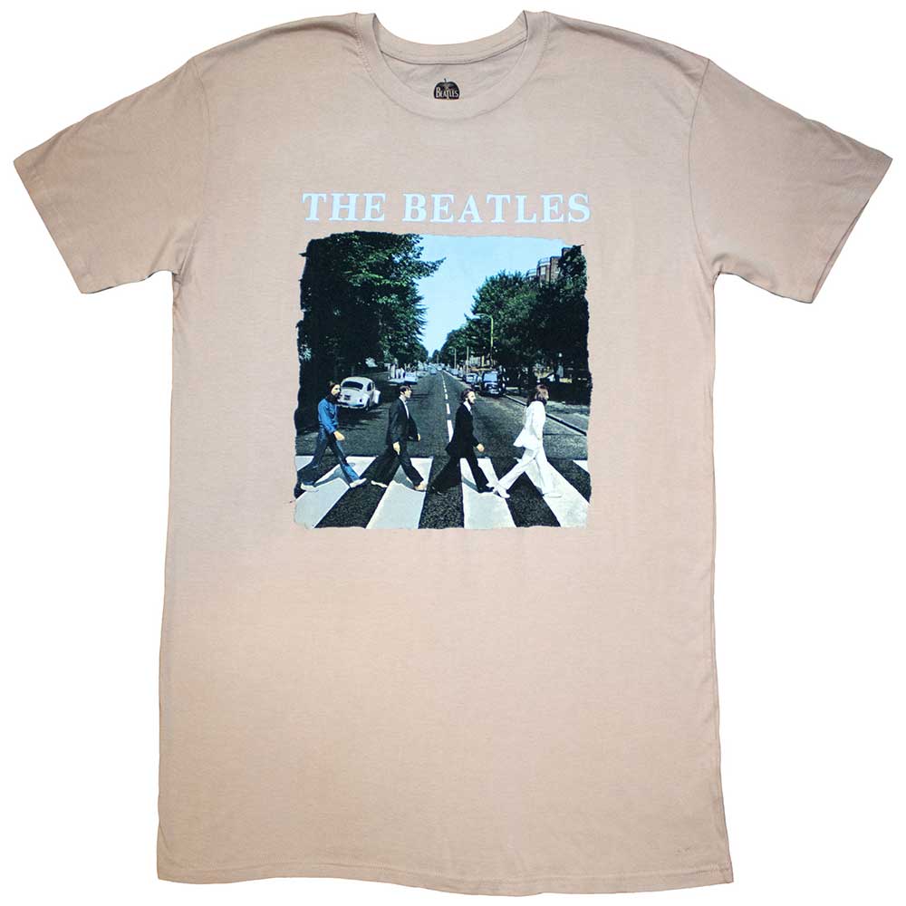 The Beatles Ladies T-Shirt Dress: Abbey Road & Logo