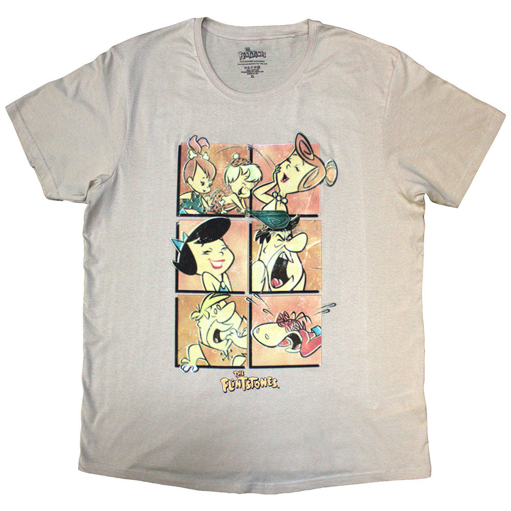 The Flintstones Unisex T-Shirt: Flintstones Grid