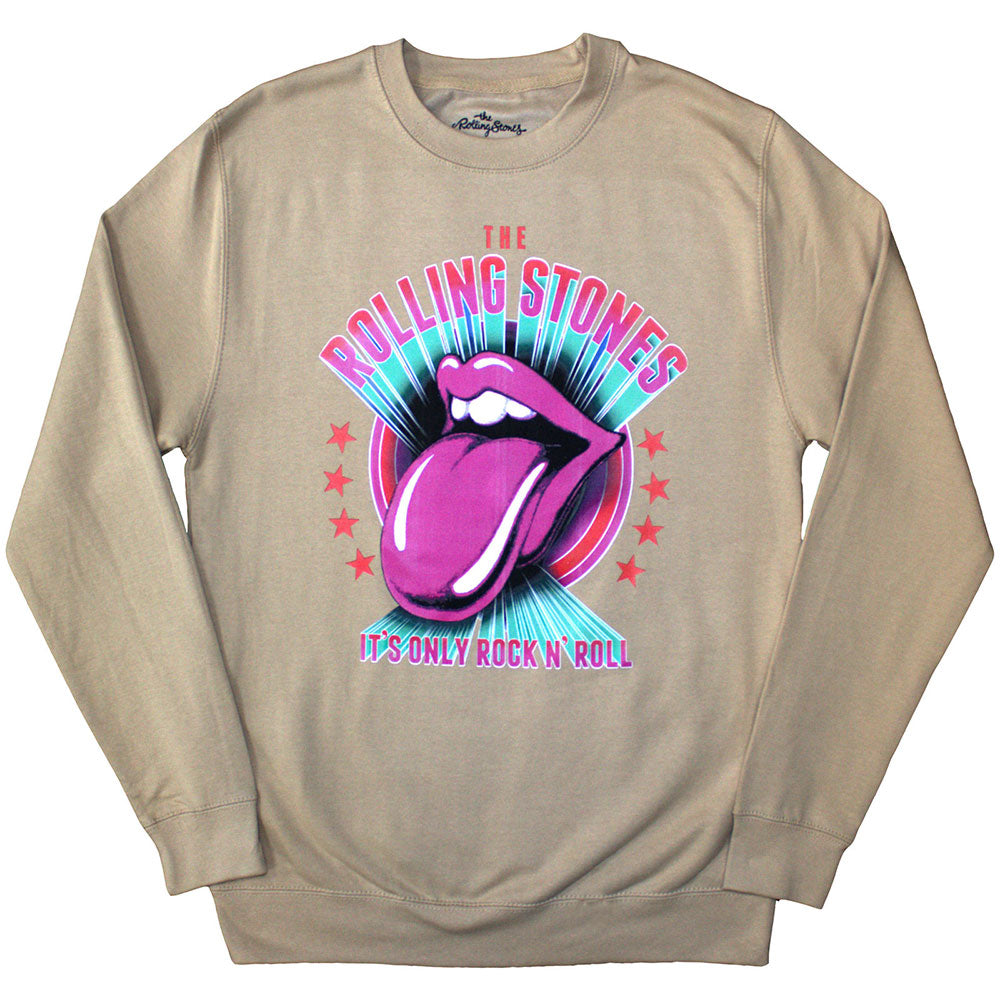 The Rolling Stones Unisex Sweatshirt: It's Only R 'n R (Oversized)