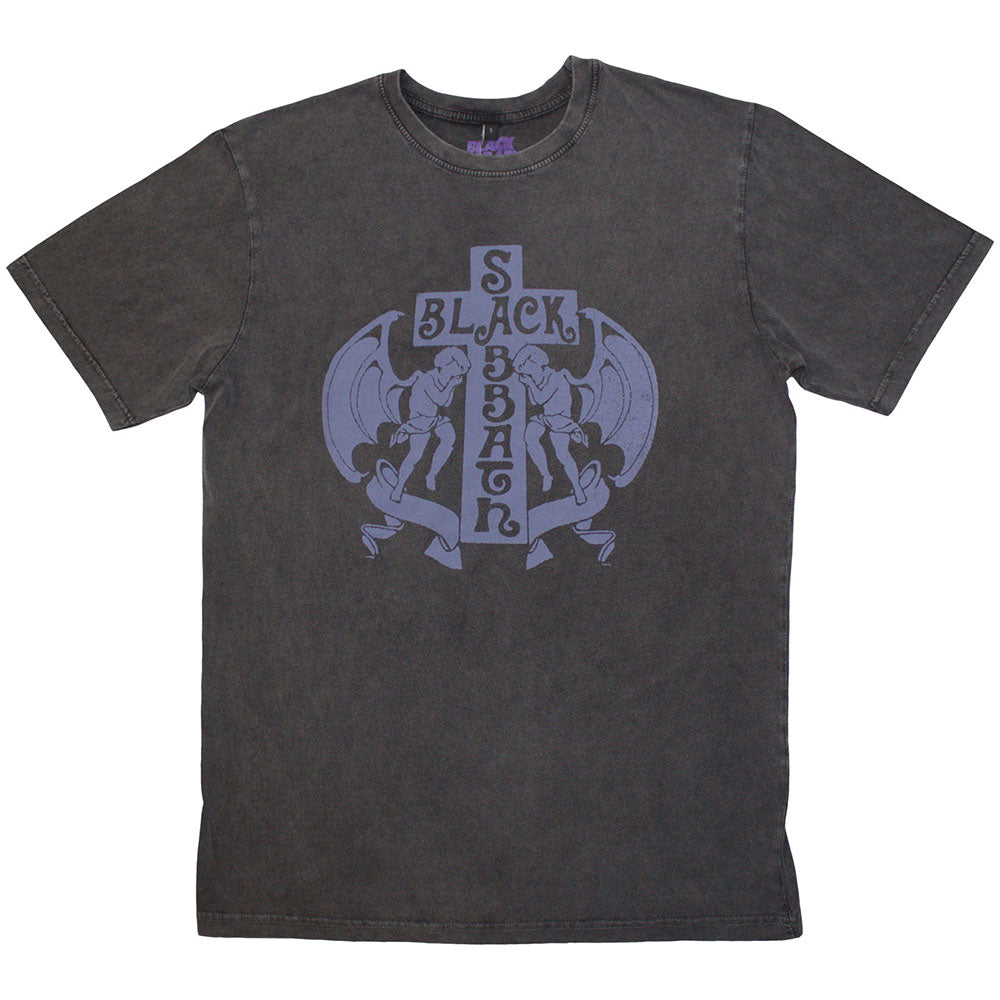 Black Sabbath Unisex Stone Wash T-Shirt: Angels