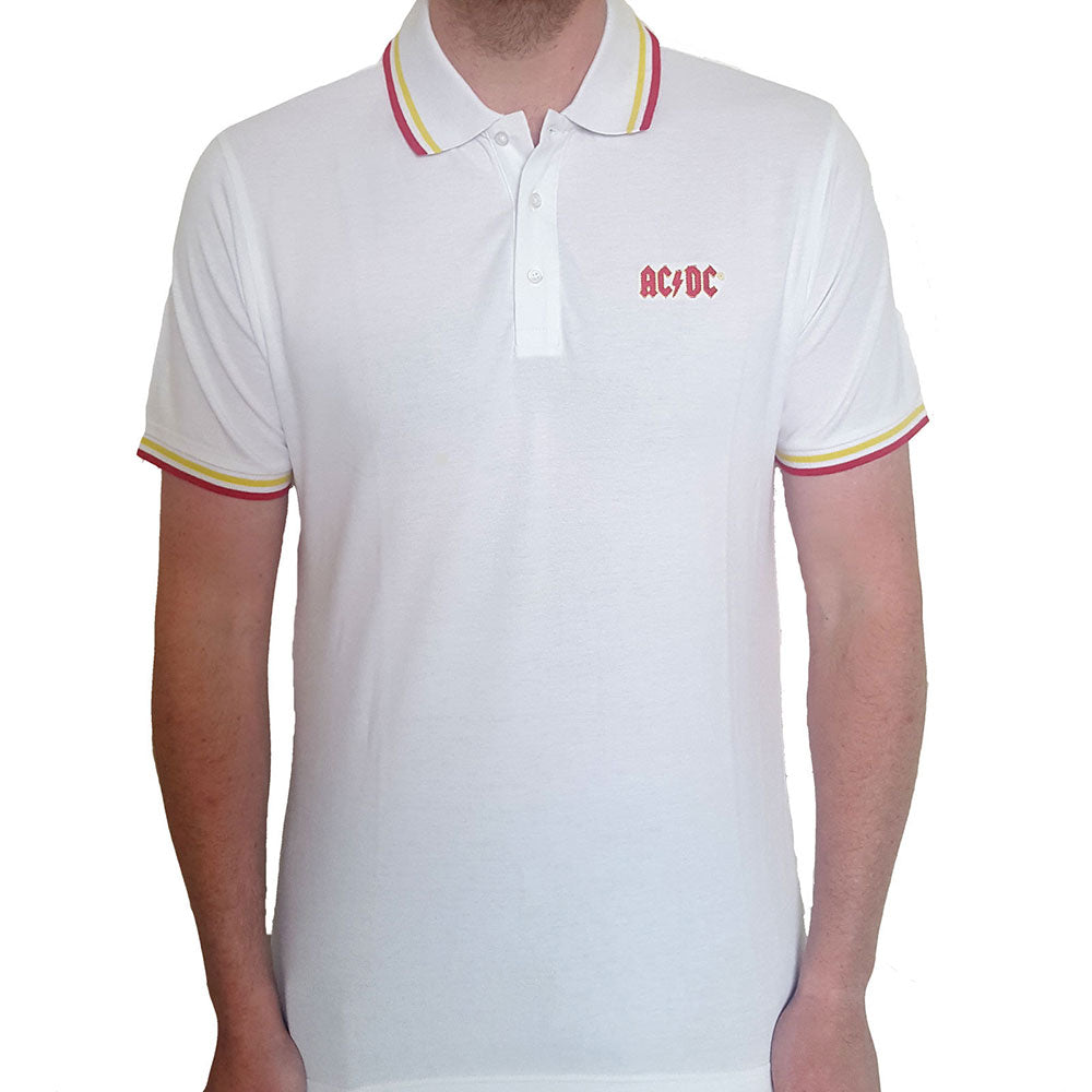 AC/DC Unisex Polo Shirt: Classic Logo