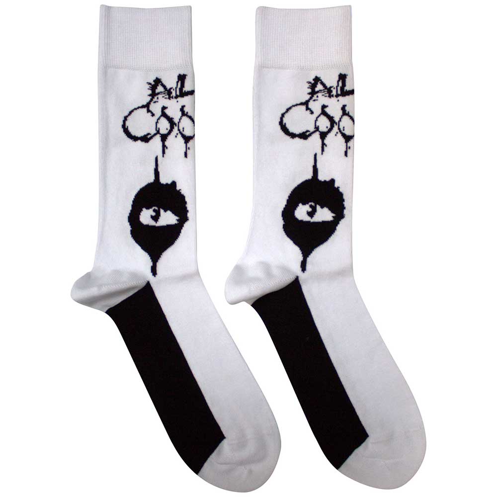 Alice Cooper Unisex Ankle Socks: Eyes (UK Size 7 - 11)