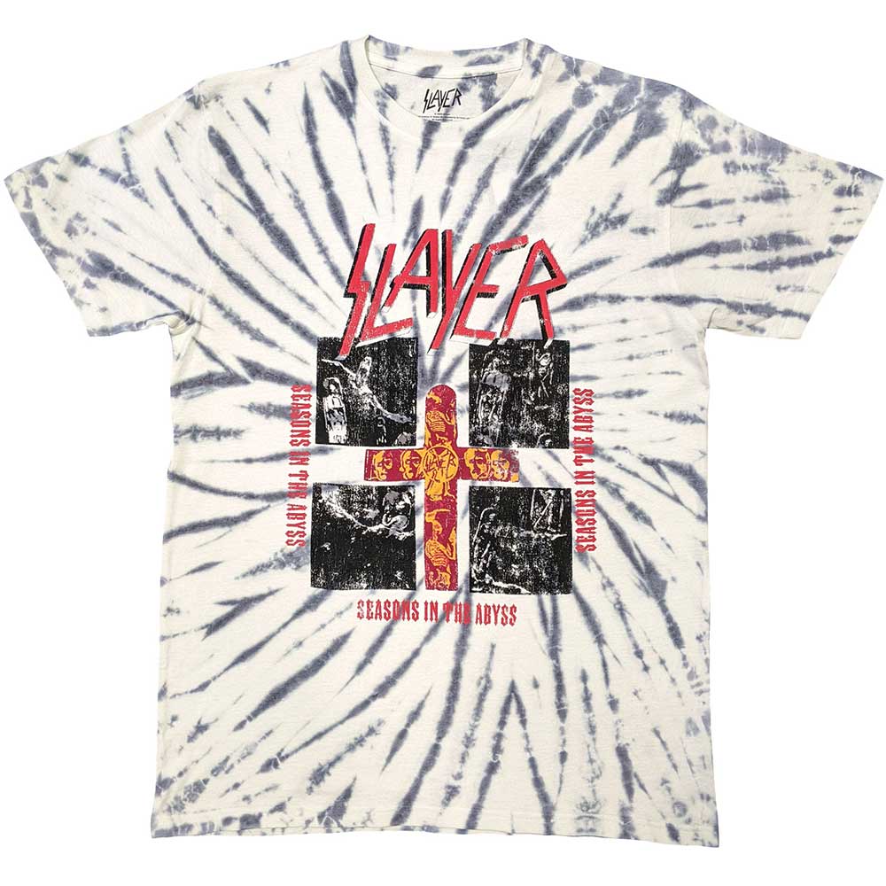 Slayer Unisex T-Shirt: Quad Seasons Wash Collection