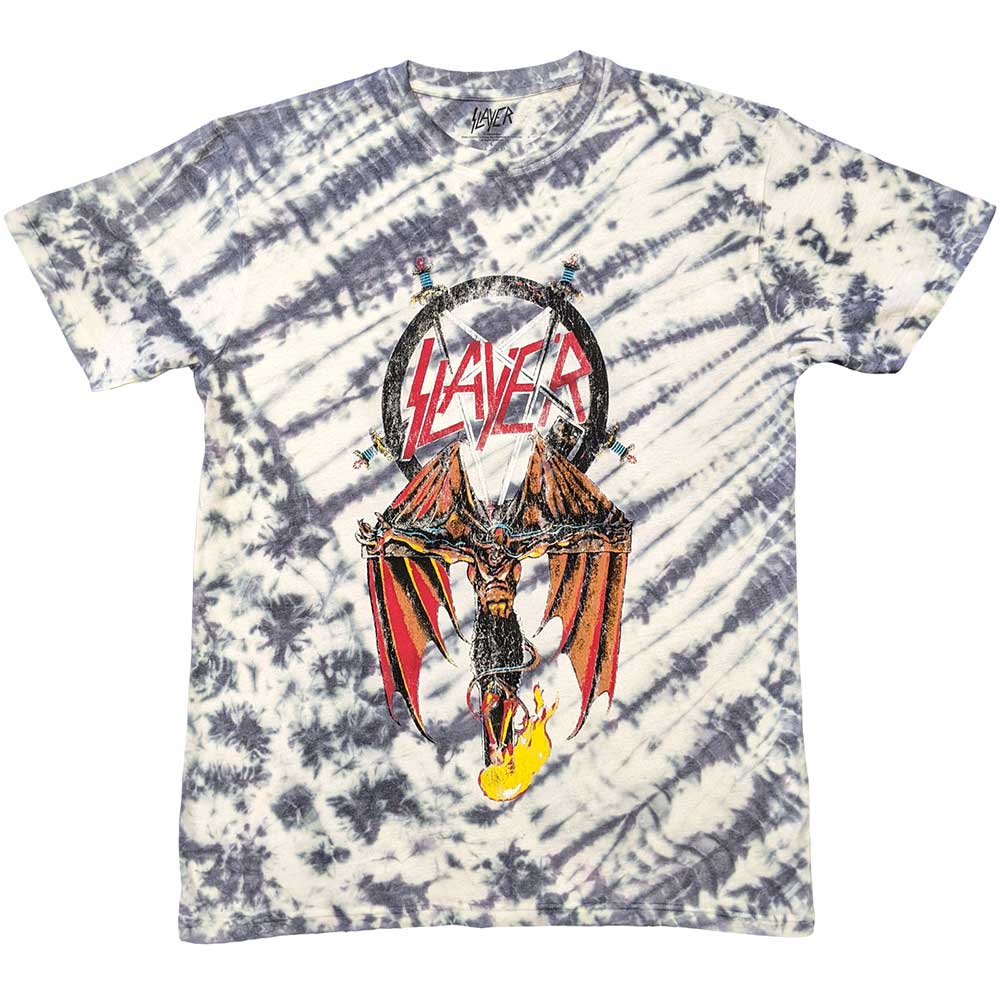 Slayer Unisex T-Shirt: Winged Crucifix Wash Collection