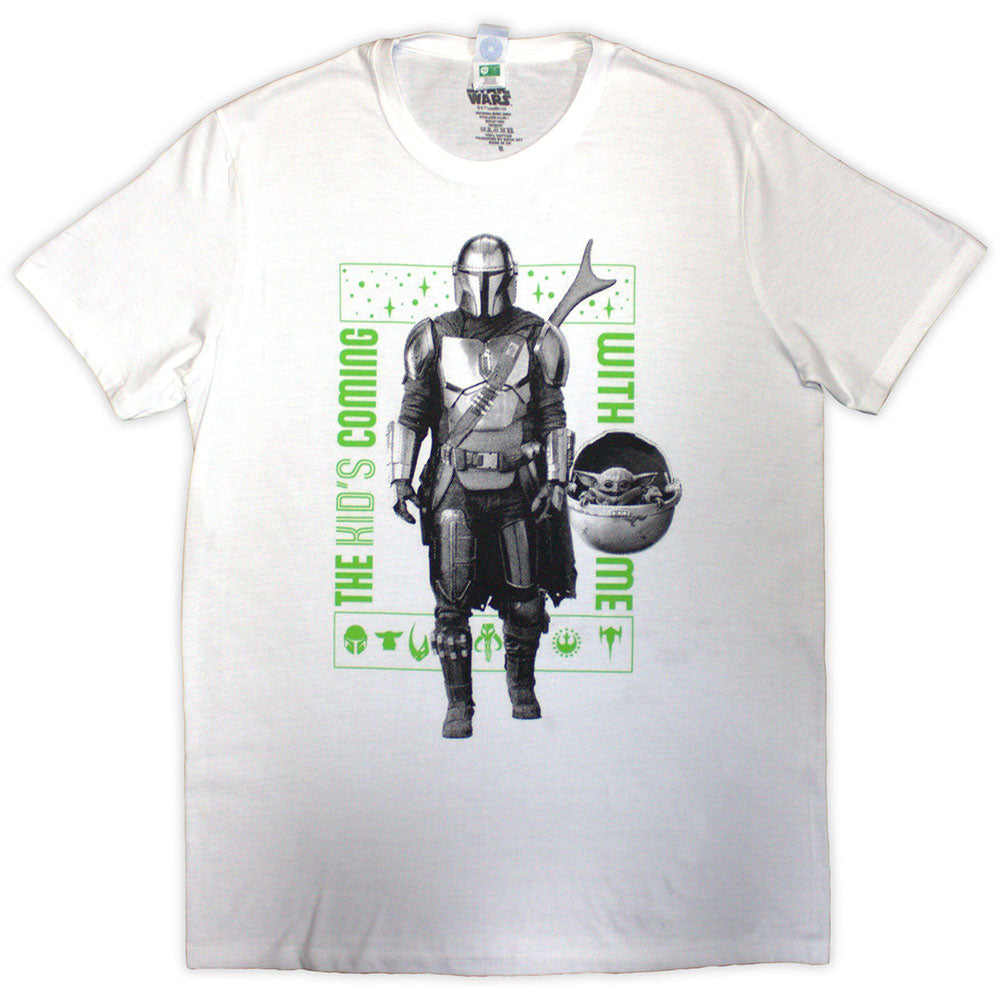 Star Wars Unisex T-Shirt: The Mandalorian Kid's Coming With Me