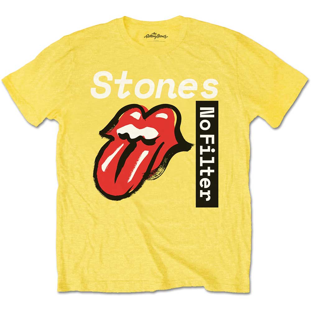 The Rolling Stones Unisex T-Shirt: No Filter Text