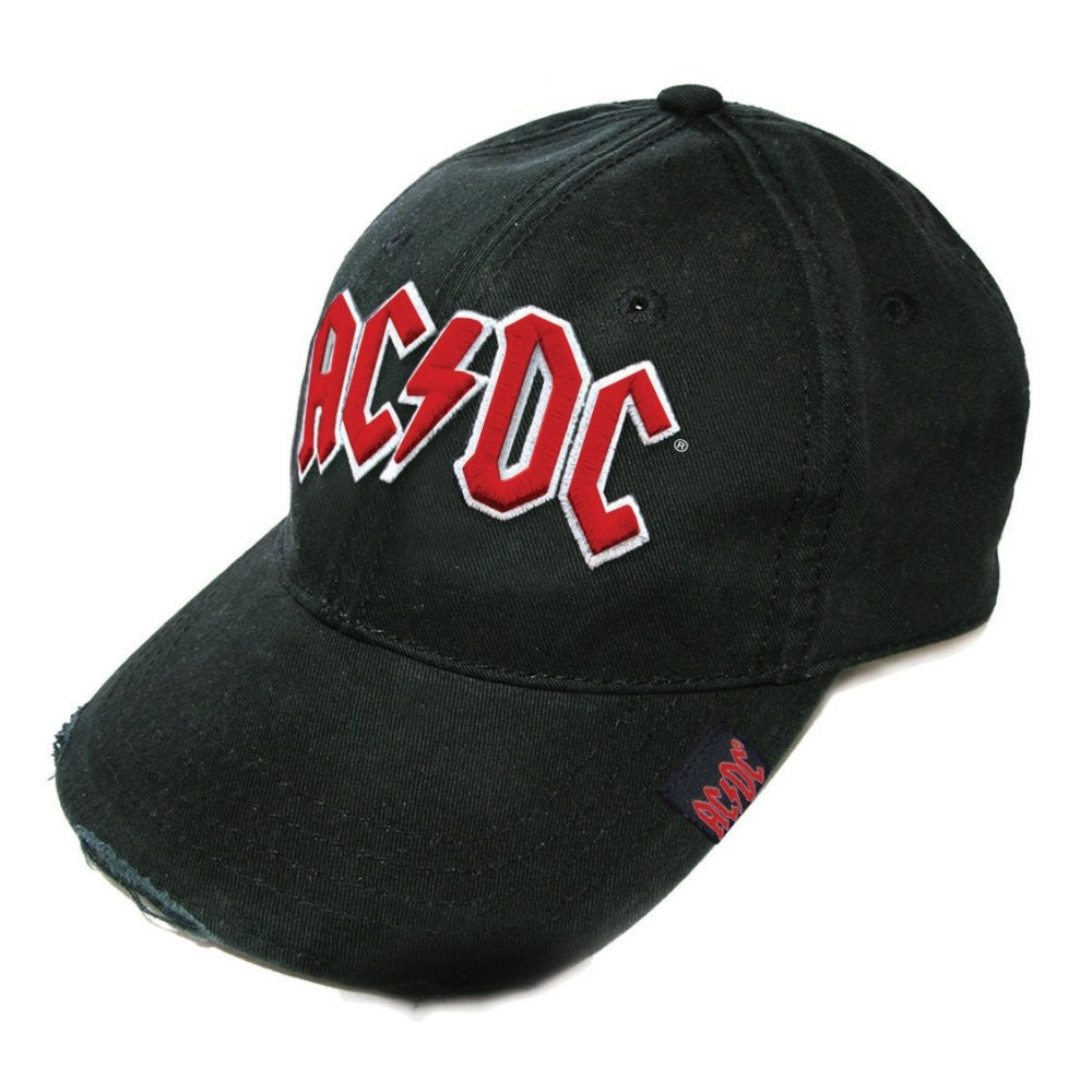 AC/DC Baseball Cap: Red Logo