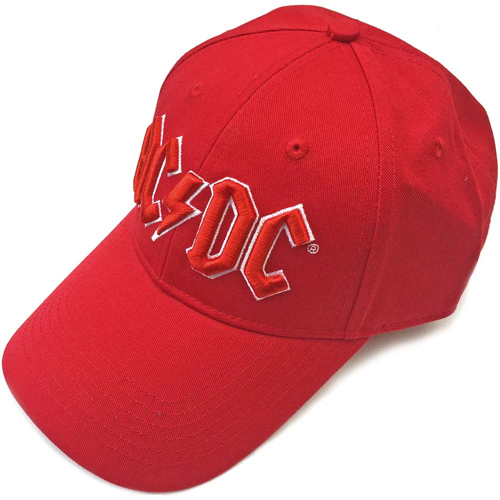 AC/DC Baseball Cap: Red Logo