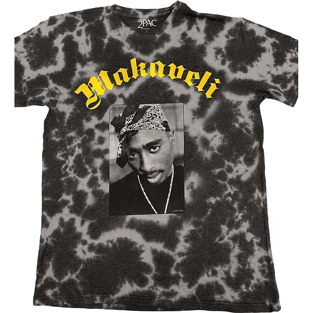 Tupac Unisex T-Shirt: Makaveli (Wash Collection & Back Print